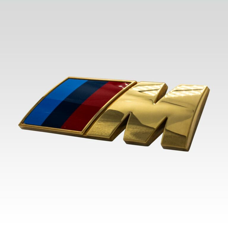 Fahrzeug Schriftzug Vergolden Lassen BMW M-Power Vergoldet