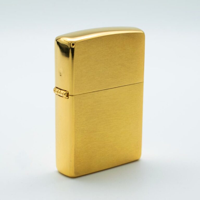 Feuerzeug vergolden lassen vergoldet Gold DARK Galvanik