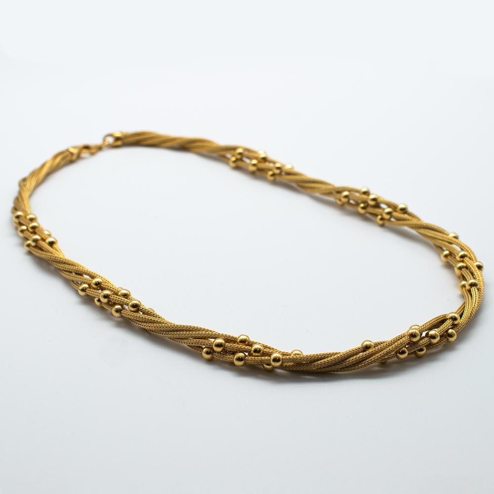 Halskette vergolden lassen vergoldet DARK Galvanik