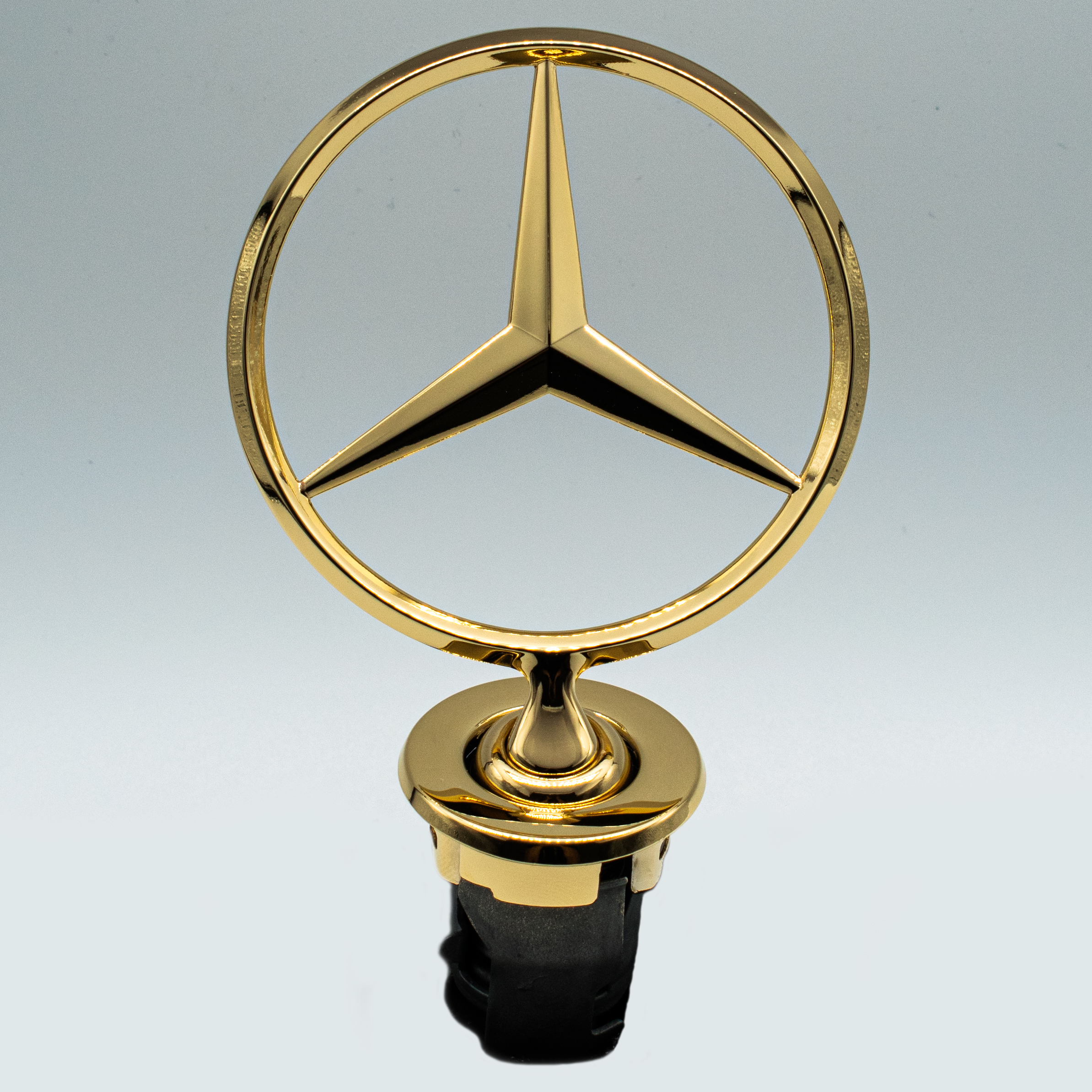 Bilder vergoldet Mercedes Stern vergolden DARK Galvanik