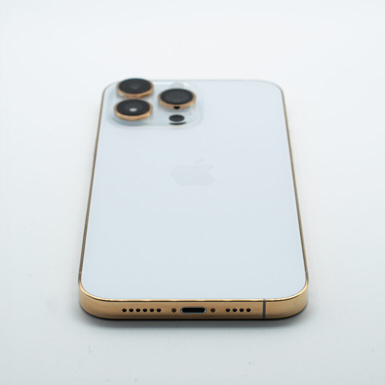 Smartphone vergolden lassen vergoldet Gold DARK Galvanik