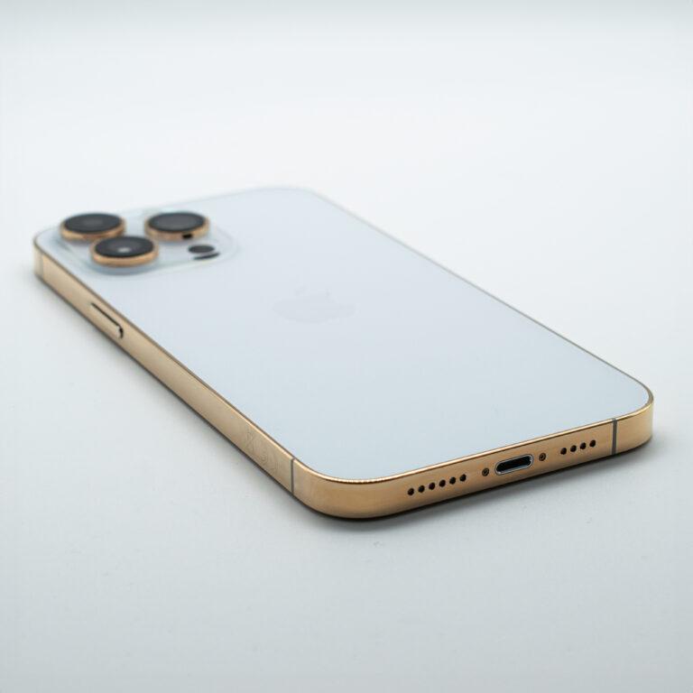 Smartphone vergolden lassen vergoldet i-Phone DARK Galvanik