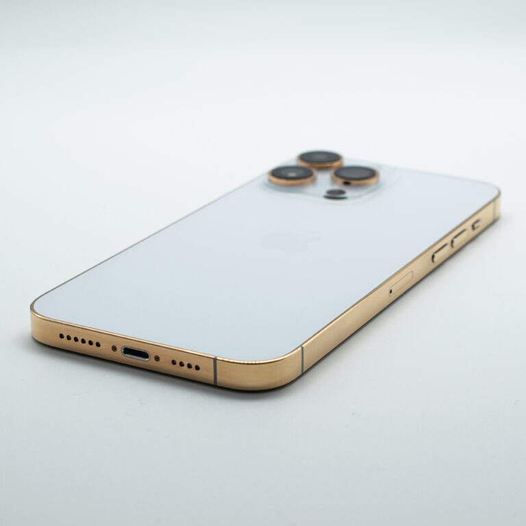 Smartphone vergolden lassen vergoldet Handy DARK Galvanik